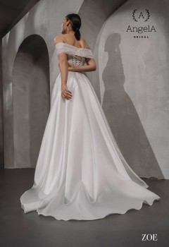 Свадебное платье «Зое фатин»