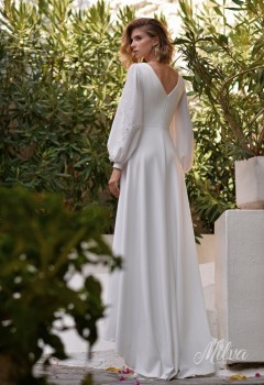 Свадебное платье «Руф с кружевоми»