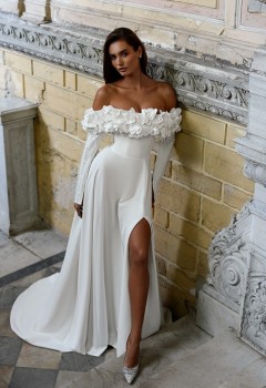 Свадебное платье «Девон А-силуэт без рукавов»