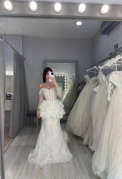 Свадебное платье «Кэтта со съемной юбкой»