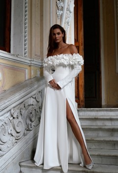 Свадебное платье «Девон А-силуэт без рукавов»