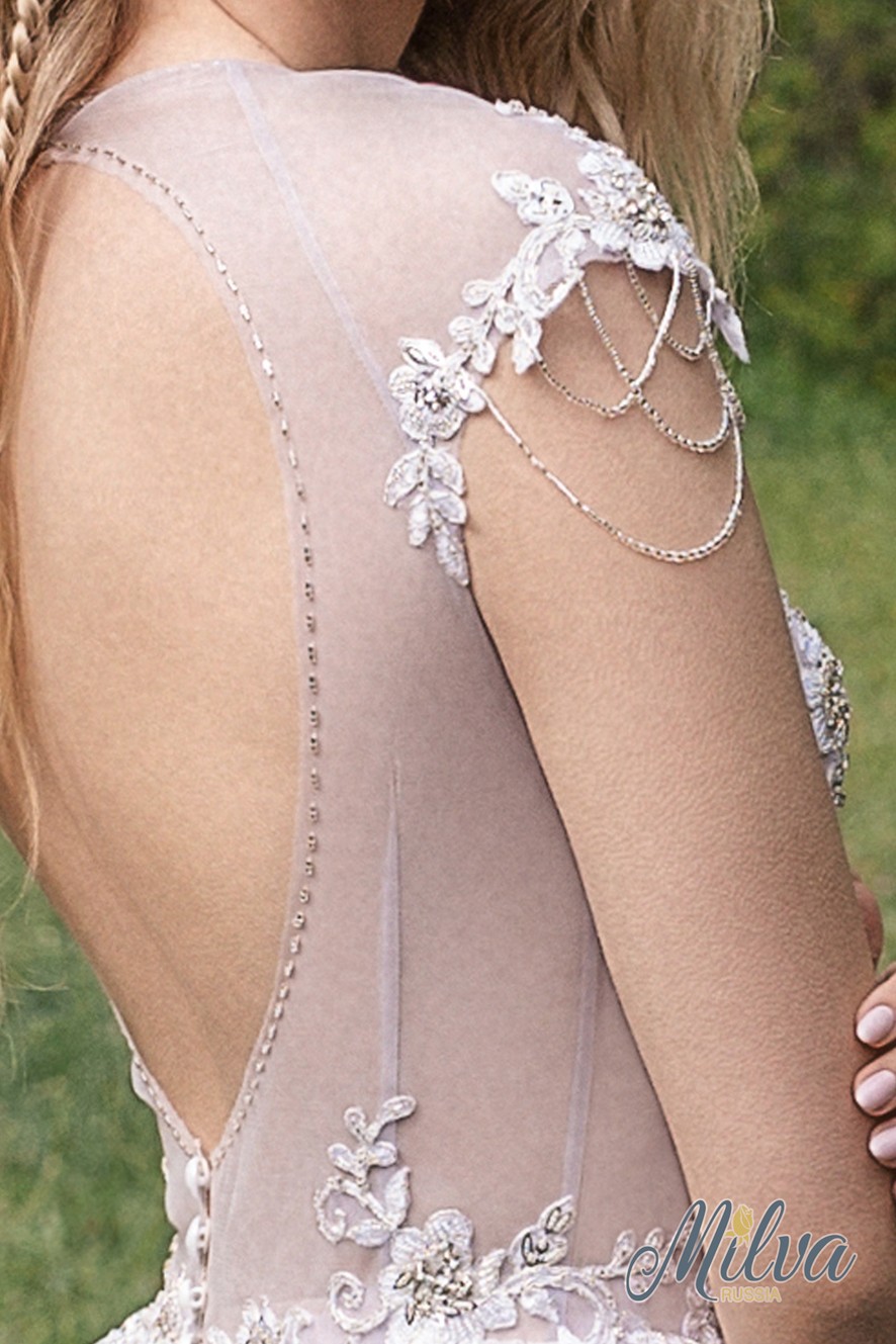 Свадебное платье «Вилина без рукавов»