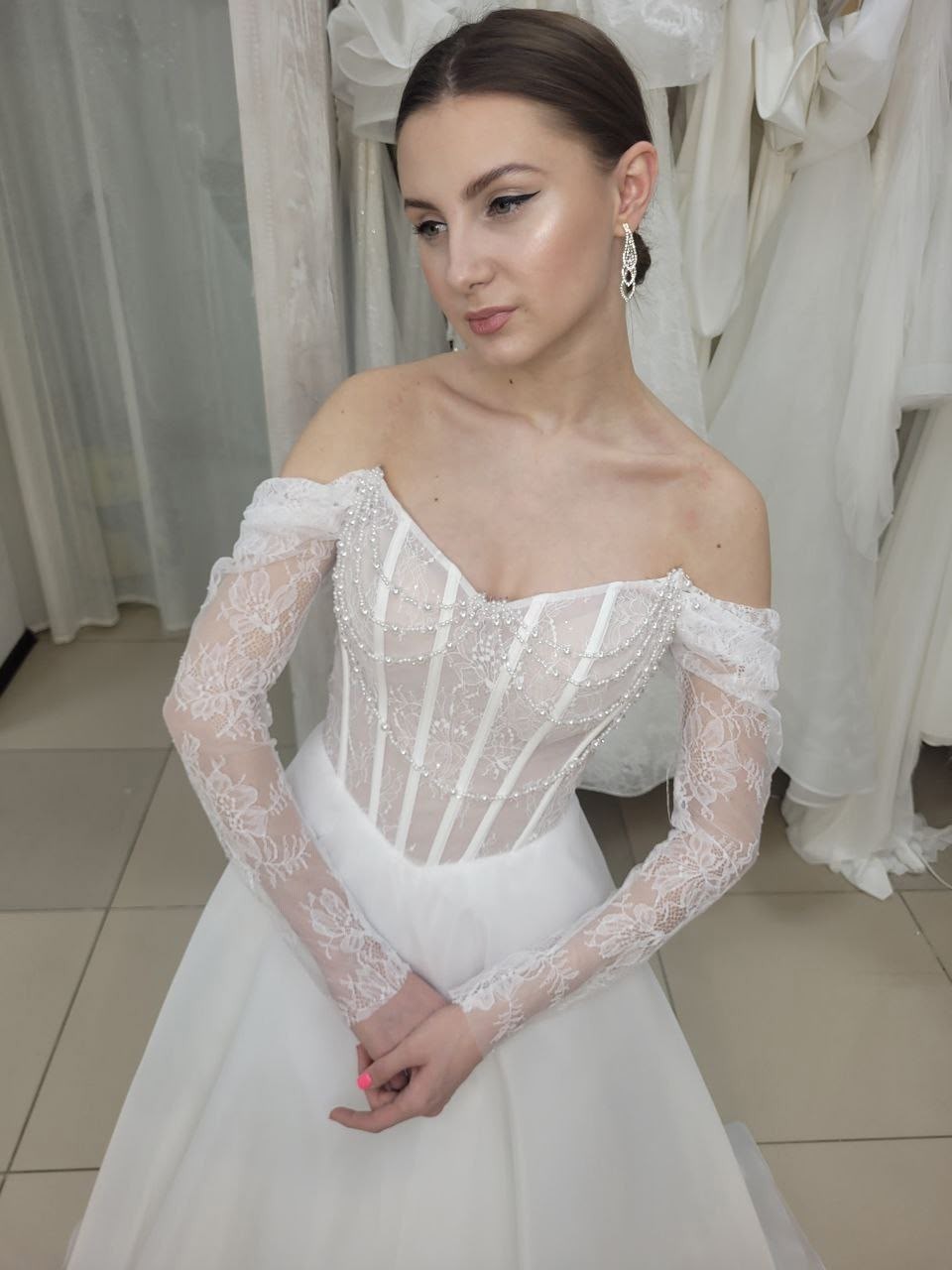 Свадебное платье «Кесси фатин»